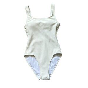 Raising Wild NEW Joey White Waffle One Piece Swimsuit Size XS